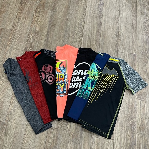 Lots of 7 boys shirts - Picture 1 of 9